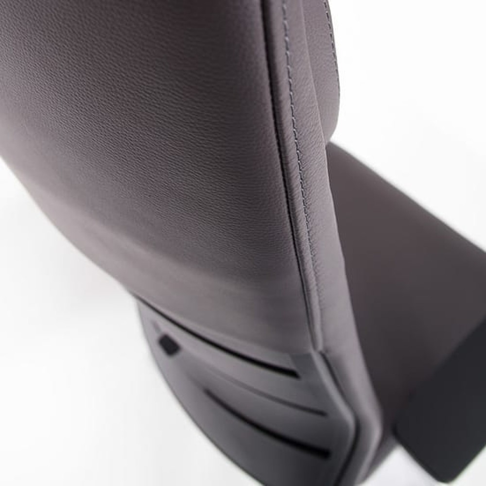 N° de l'image du produit 5 : Chaise de bureau lento agilis matrix MT14, 100 % cuir véritable, noir