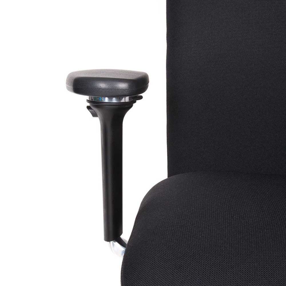 Numéro de l'image du produit 6: Chaise de bureau lento agilis XL AG12, 100 % polyester, noir