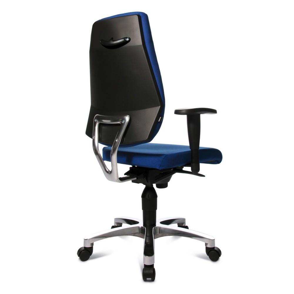 Numéro de l'image du produit 3: Chaise de bureau pivotante Topstar® Ortho 30, accoudoirs réglables en hauteur et en largeur, bleu royal