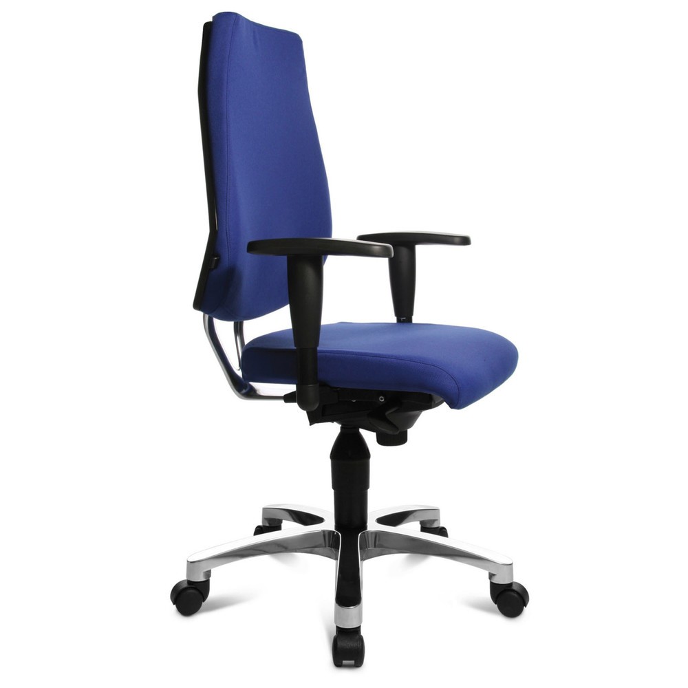 Numéro de l'image du produit 4: Chaise de bureau pivotante Topstar® Ortho 30, accoudoirs réglables en hauteur et en largeur, bleu royal
