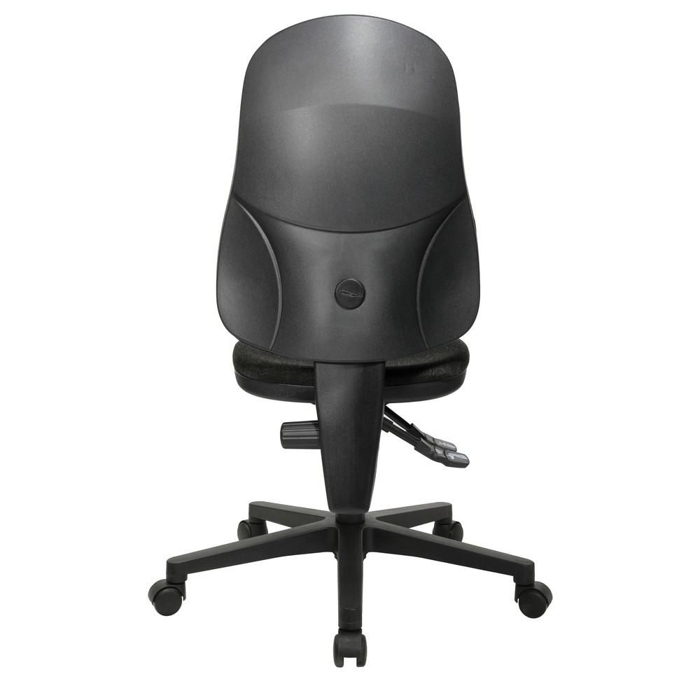 Numéro de l'image du produit 3: Chaise de bureau pivotante Topstar® Point 60, assise galbée, gris anthracite