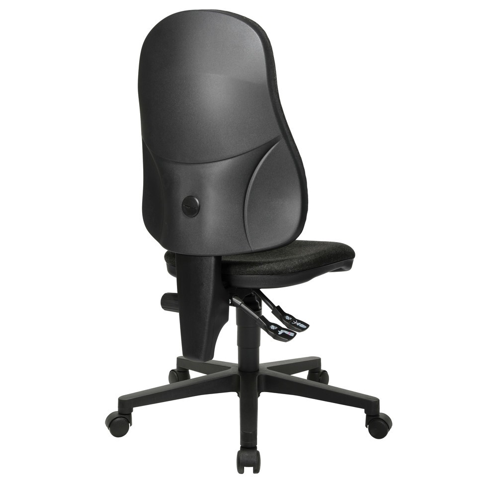 Numéro de l'image du produit 5: Chaise de bureau pivotante Topstar® Point 60, assise galbée, gris anthracite