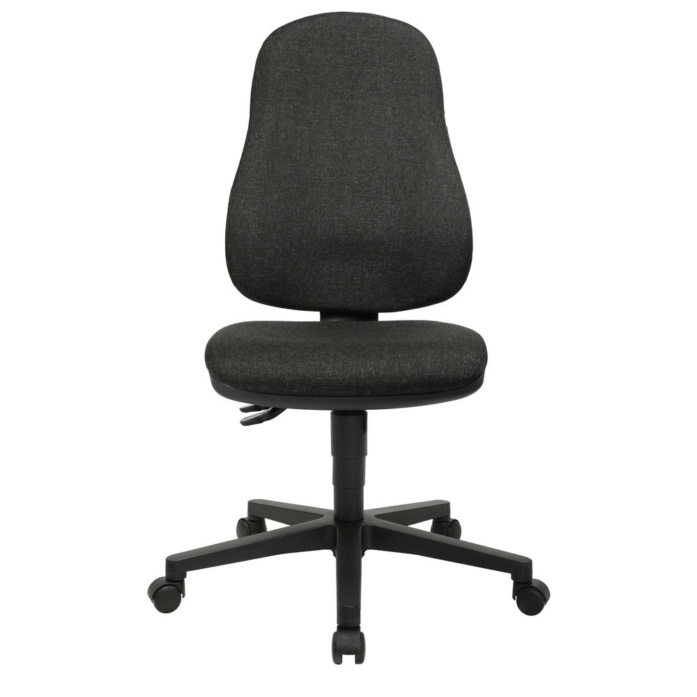 Numéro de l'image du produit 1: Chaise de bureau pivotante Topstar® Point 60, assise galbée, gris anthracite