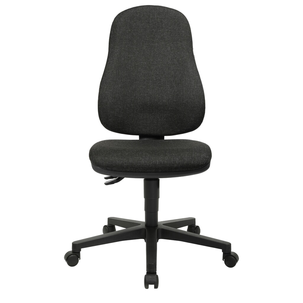 Illustration du produit: Chaise de bureau pivotante Topstar® Point 60, assise galbée, gris anthracite