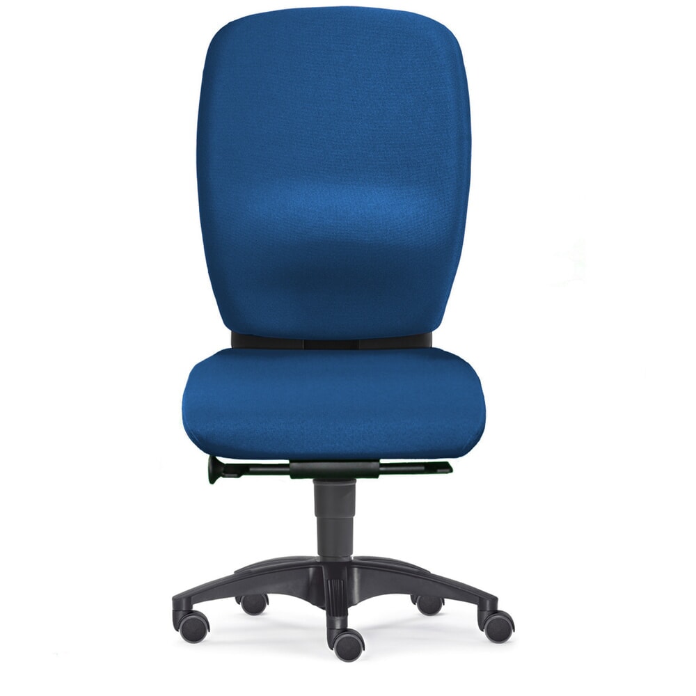 Illustration du produit: Chaise de bureau pivotante PROFI, assise XXL, bleu