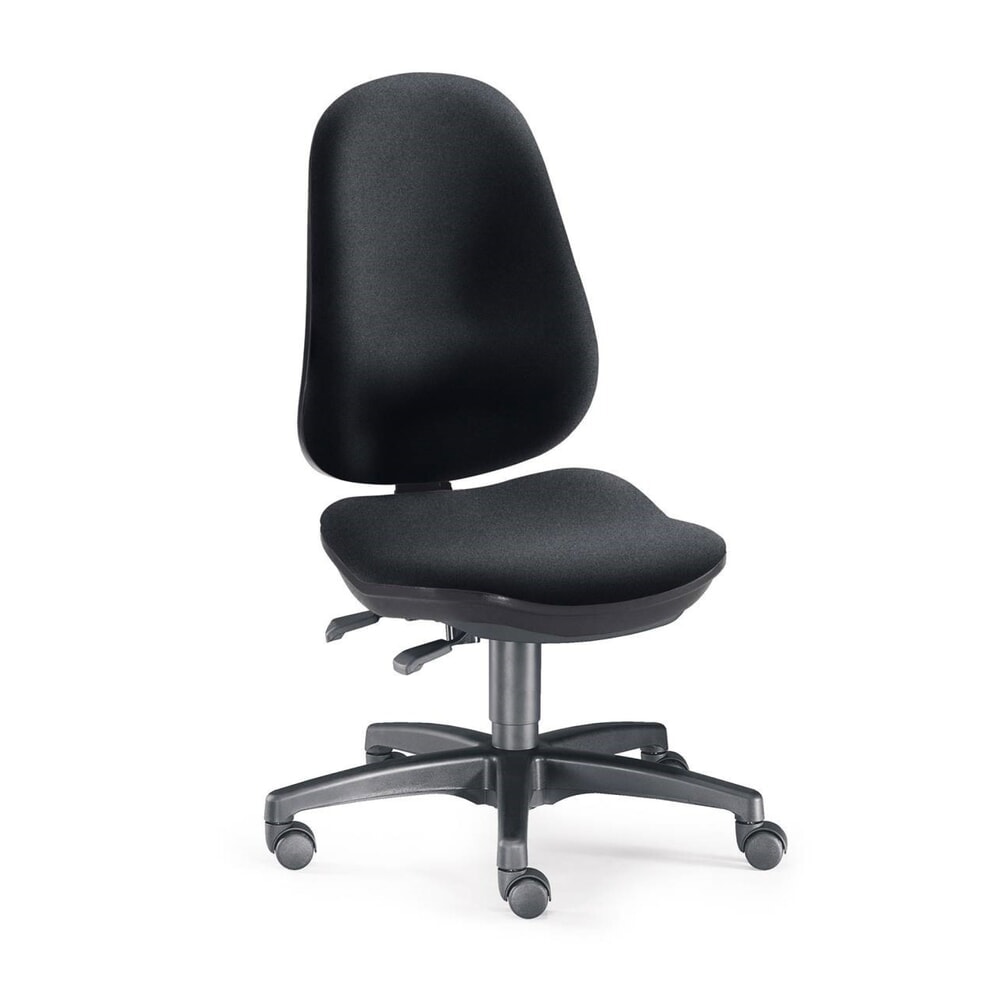 Illustration du produit: Chaise de bureau pivotante RELAX, chaise ergonomique, dossier haut, noir