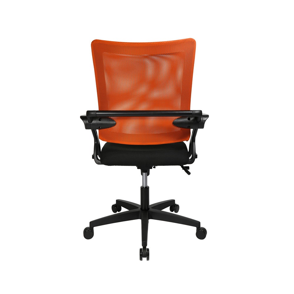 Numéro de l'image du produit 3: Chaise de bureau pivotante Topstar® New S’move, noire et orange