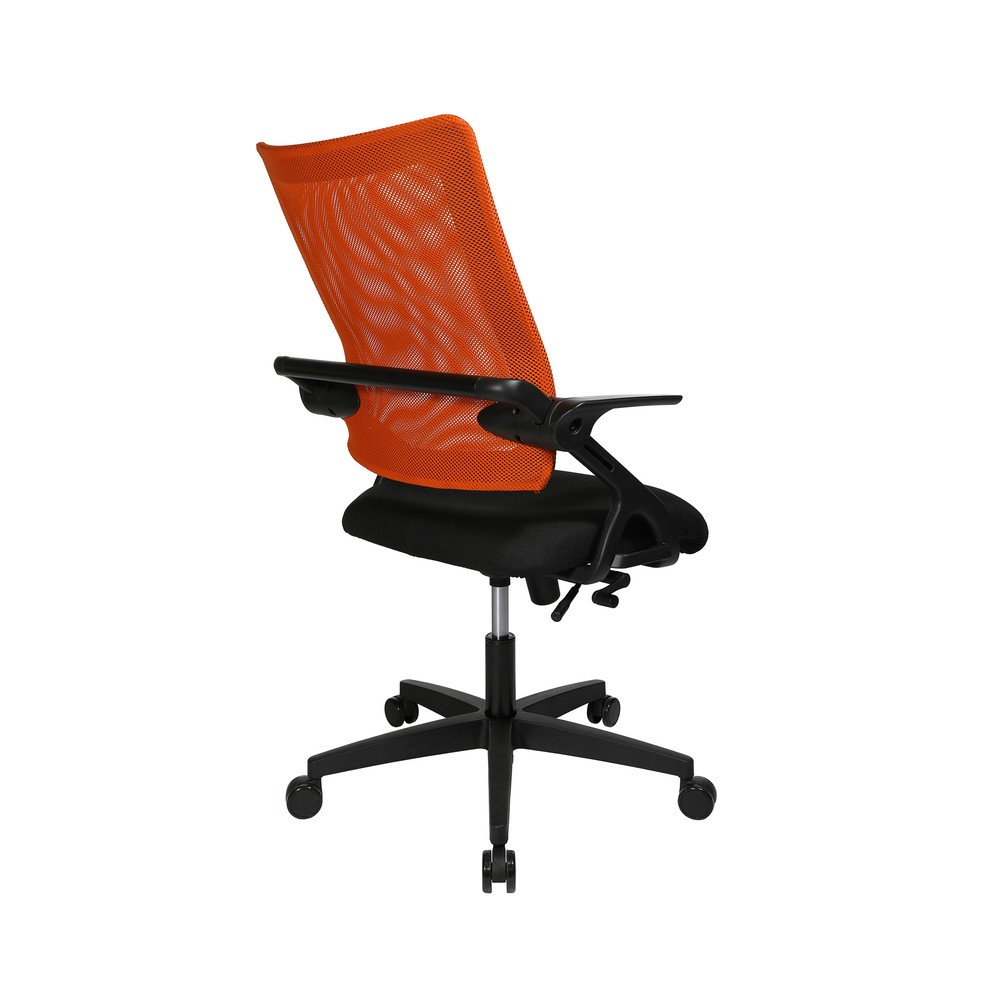 Numéro de l'image du produit 5: Chaise de bureau pivotante Topstar® New S’move, noire et orange