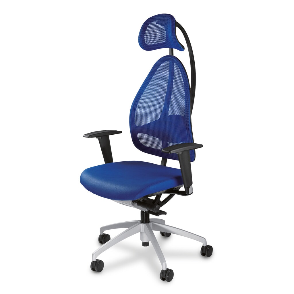 Illustration du produit: Chaise de bureau pivotante Topstar® Open Base 10, avec appuie-tête, ergonomique, noir