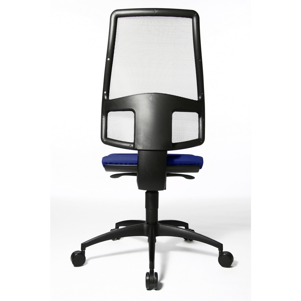 Numéro de l'image du produit 5: Chaise de bureau pivotante Topstar® Syncro, dossier en mesh respirant, bleu royal