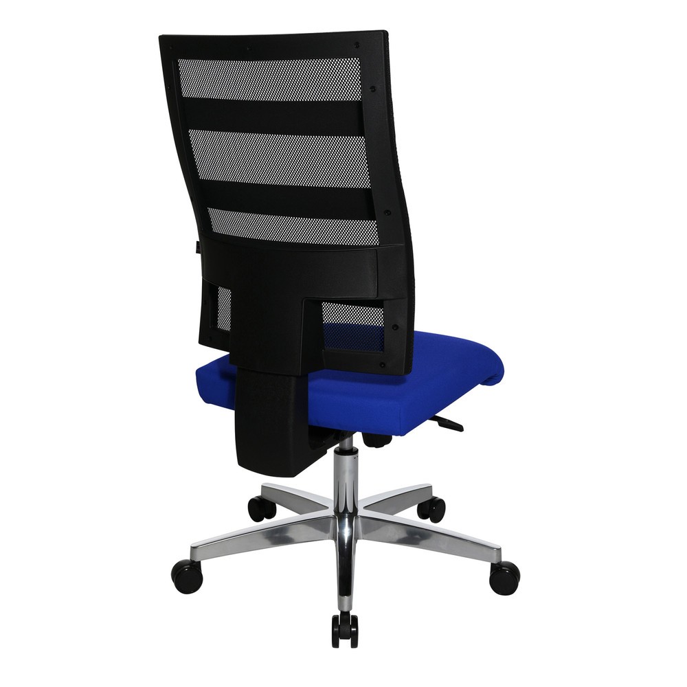 Numéro de l'image du produit 3: Chaise de bureau pivotante Topstar® X-Pander, dossier en mesh, fonction Fitness, bleu