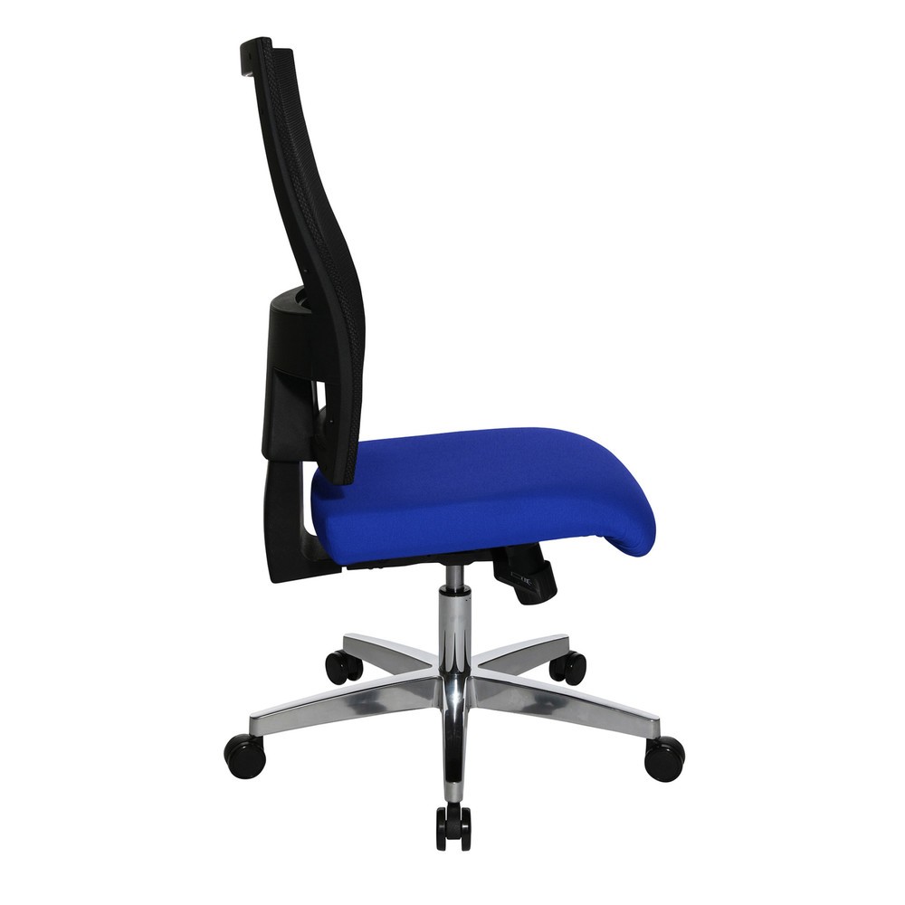 Numéro de l'image du produit 4: Chaise de bureau pivotante Topstar® X-Pander, dossier en mesh, fonction Fitness, bleu