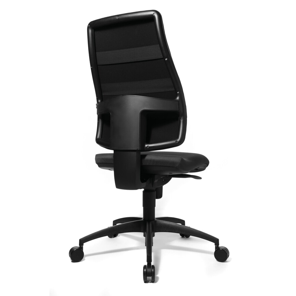 N° de l'image du produit 3 : Chaise de bureau pivotante Topstar® Syncro, dossier rembourré, siège ergonomique ménageant les disques intervertébraux, anthracite