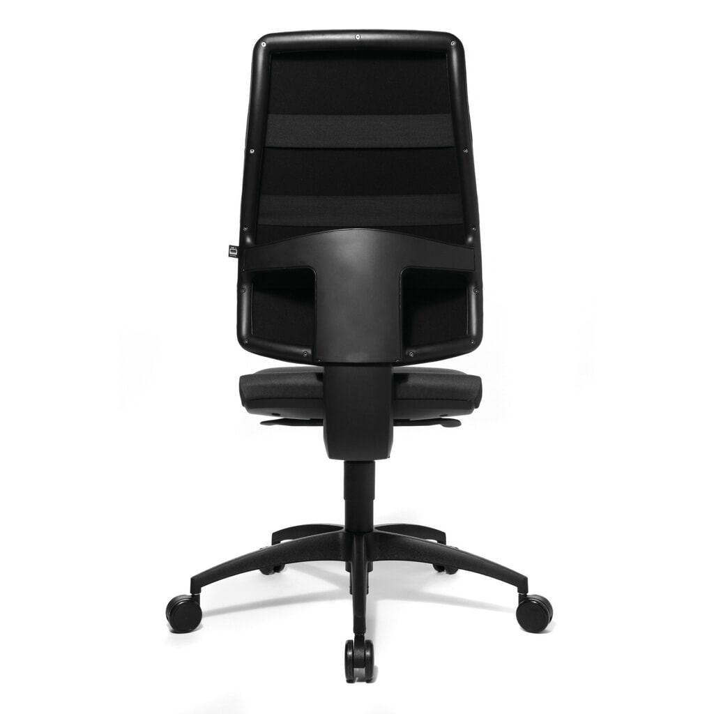 N° de l'image du produit 4 : Chaise de bureau pivotante Topstar® Syncro, dossier rembourré, siège ergonomique ménageant les disques intervertébraux, anthracite