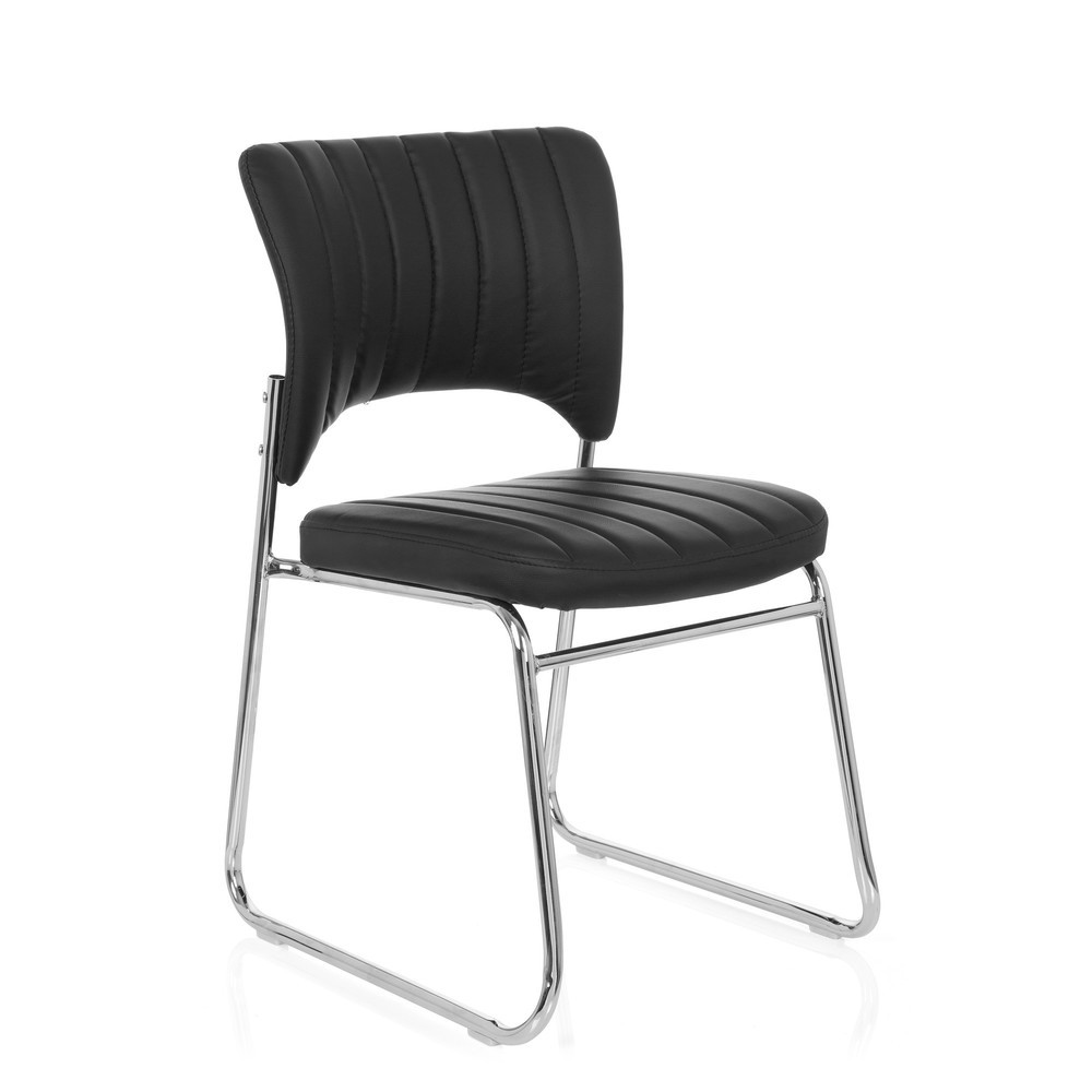 Numéro de l'image du produit 2: Chaise de conférence / chaise-visiteur hjh OFFICE CASPI V PU, noir