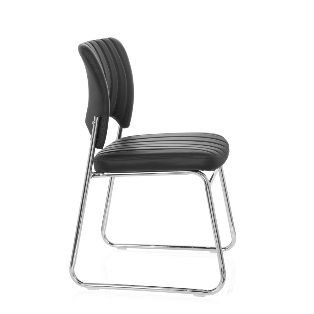 Numéro de l'image du produit 3: Chaise de conférence / chaise-visiteur hjh OFFICE CASPI V PU, noir