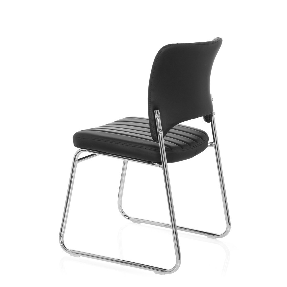 Numéro de l'image du produit 8: Chaise de conférence / chaise-visiteur hjh OFFICE CASPI V PU, noir