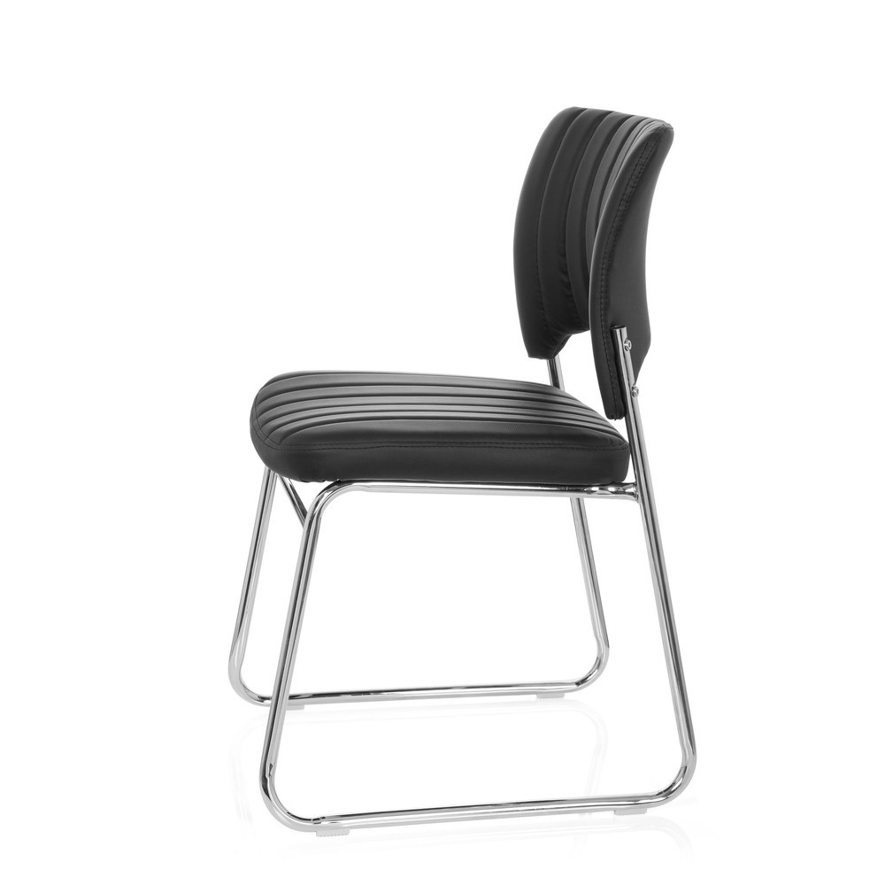 Numéro de l'image du produit 9: Chaise de conférence / chaise-visiteur hjh OFFICE CASPI V PU, noir