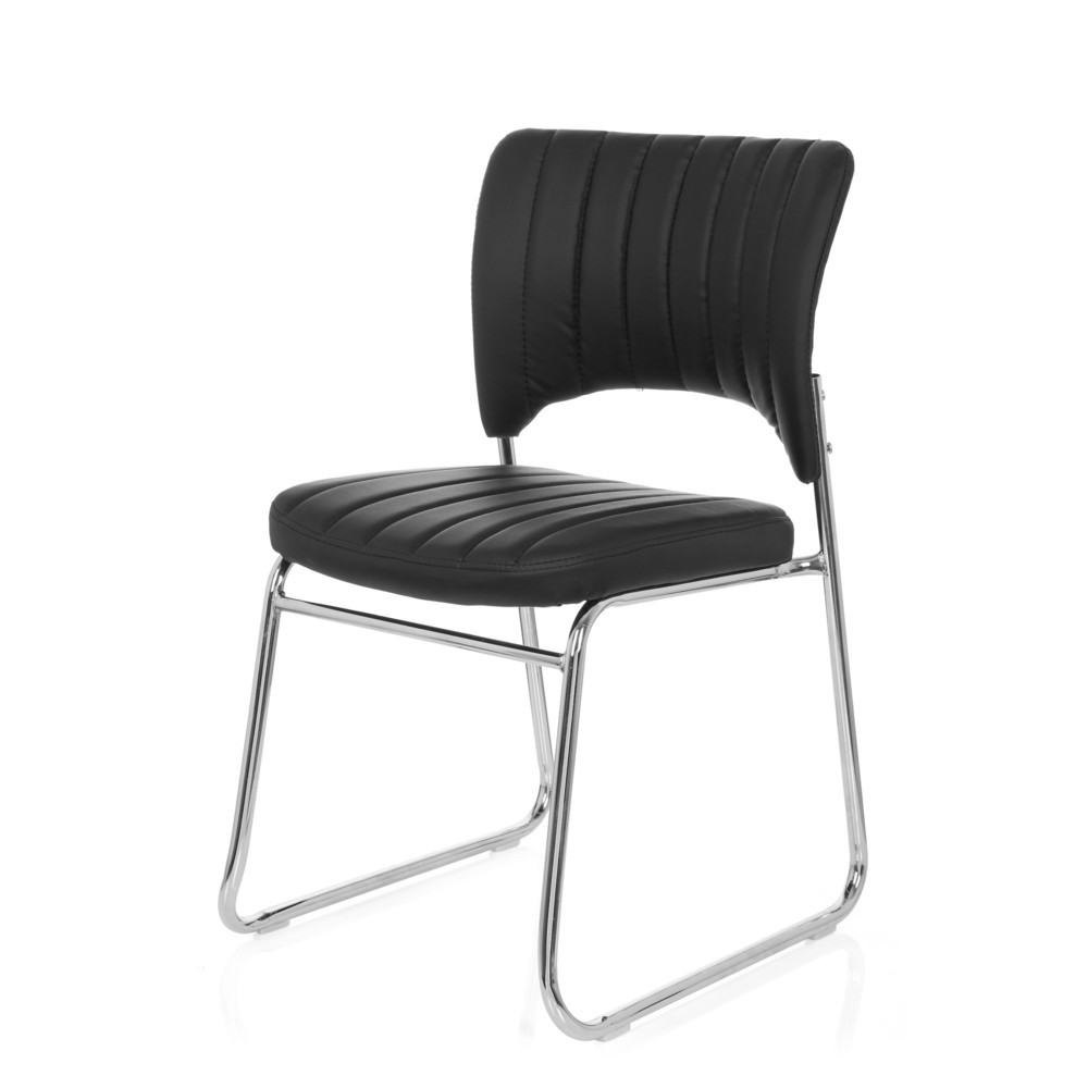 Numéro de l'image du produit 10: Chaise de conférence / chaise-visiteur hjh OFFICE CASPI V PU, noir