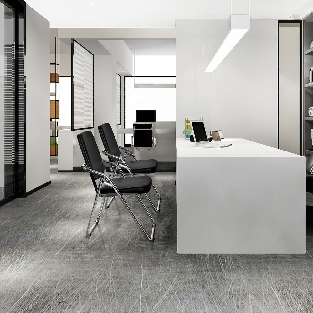 Numéro de l'image du produit 3: Chaise de conférence / chaise-visiteur hjh OFFICE / ESTO PU, noir