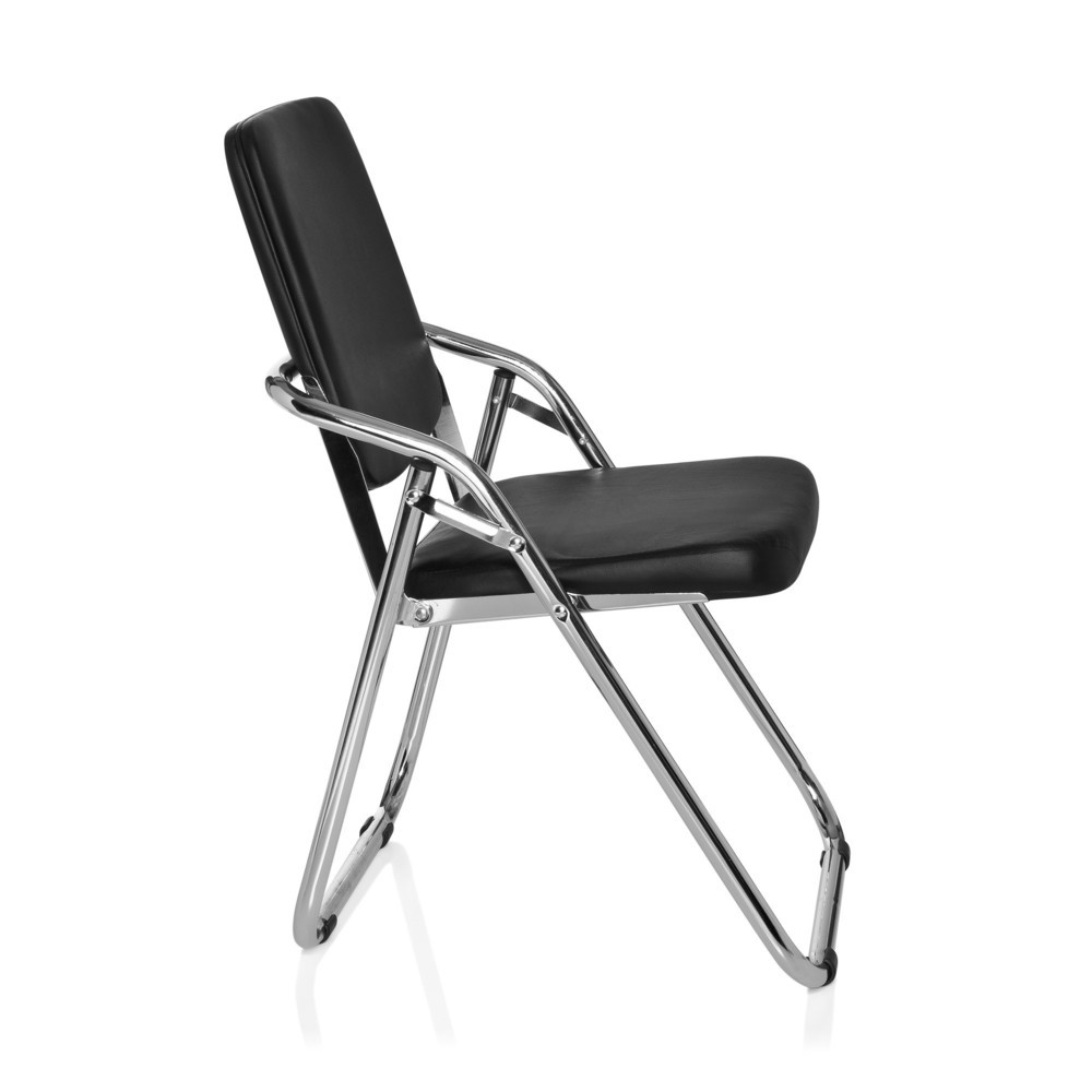 Numéro de l'image du produit 6: Chaise de conférence / chaise-visiteur hjh OFFICE / ESTO PU, noir