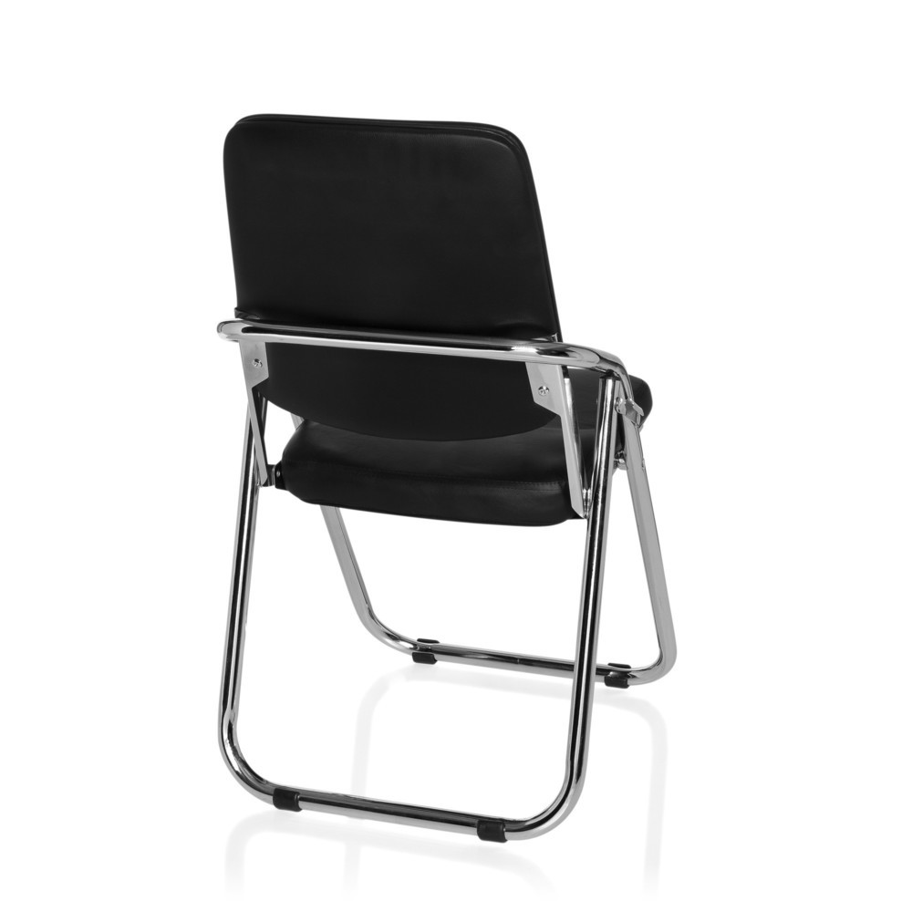 Numéro de l'image du produit 8: Chaise de conférence / chaise-visiteur hjh OFFICE / ESTO PU, noir