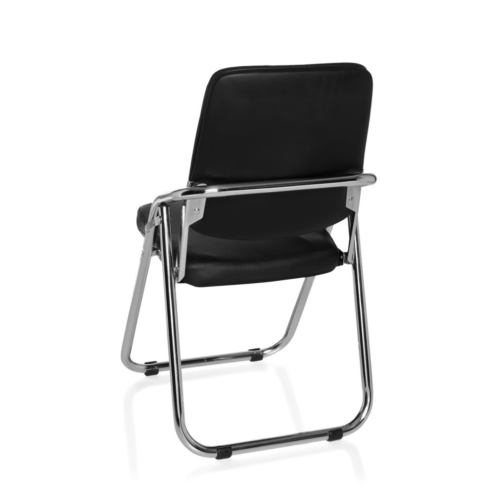 Numéro de l'image du produit 9: Chaise de conférence / chaise-visiteur hjh OFFICE / ESTO PU, noir