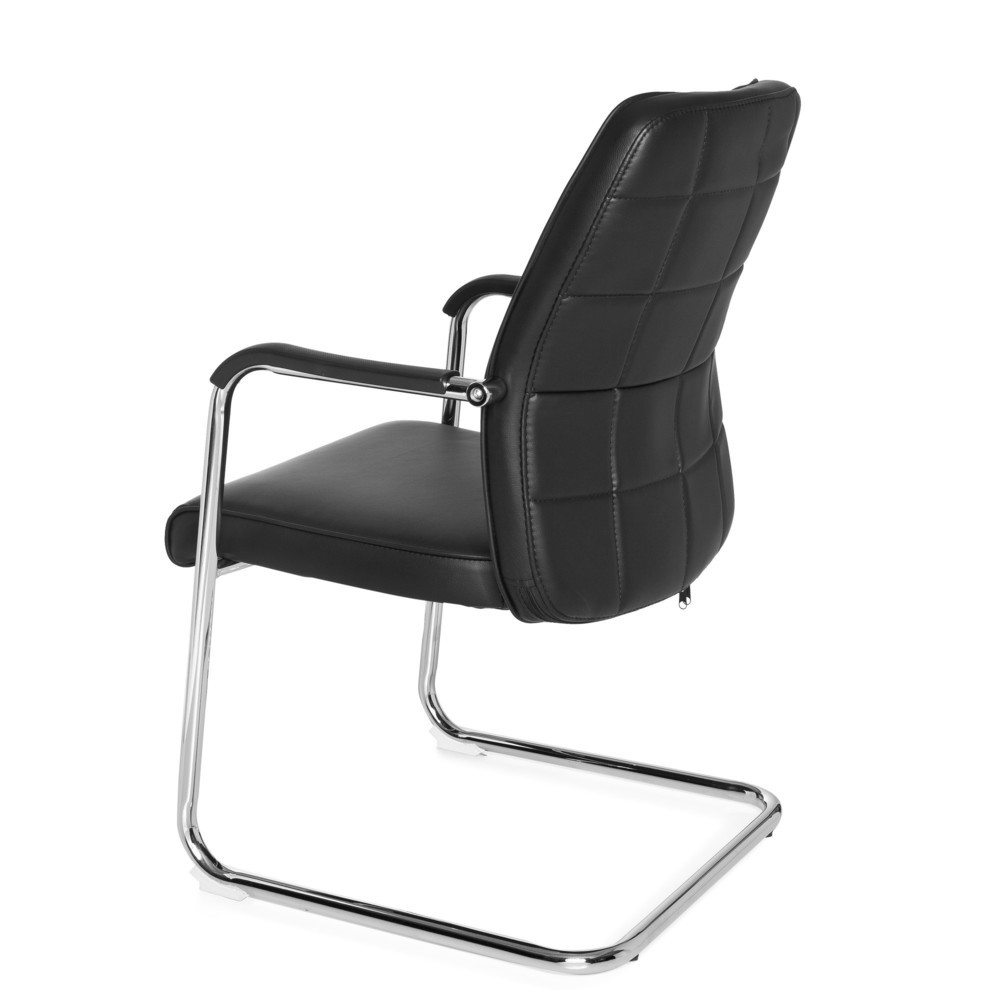 Numéro de l'image du produit 8: Chaise de conférence / fauteuil suspendu hjh OFFICE FLEXO V PU, noir