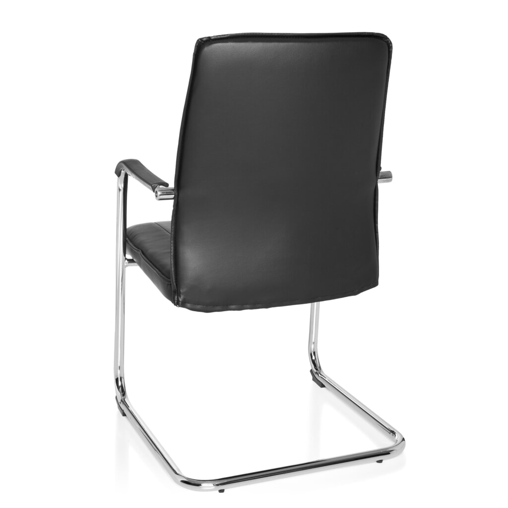 Chaise de conférence / chaise-visiteur hjh OFFICE TILA V PU, noir N° de l'image du produit 7 : Chaise de conférence / chaise-visiteur hjh OFFICE TILA V PU, noir