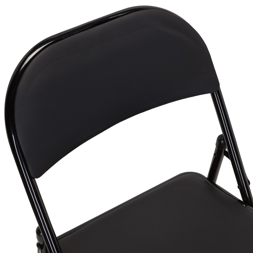 Numéro de l'image du produit 4: Chaise de conférence / chaise-visiteur / chaise pliante hjh OFFICE BANDA V PU, noir