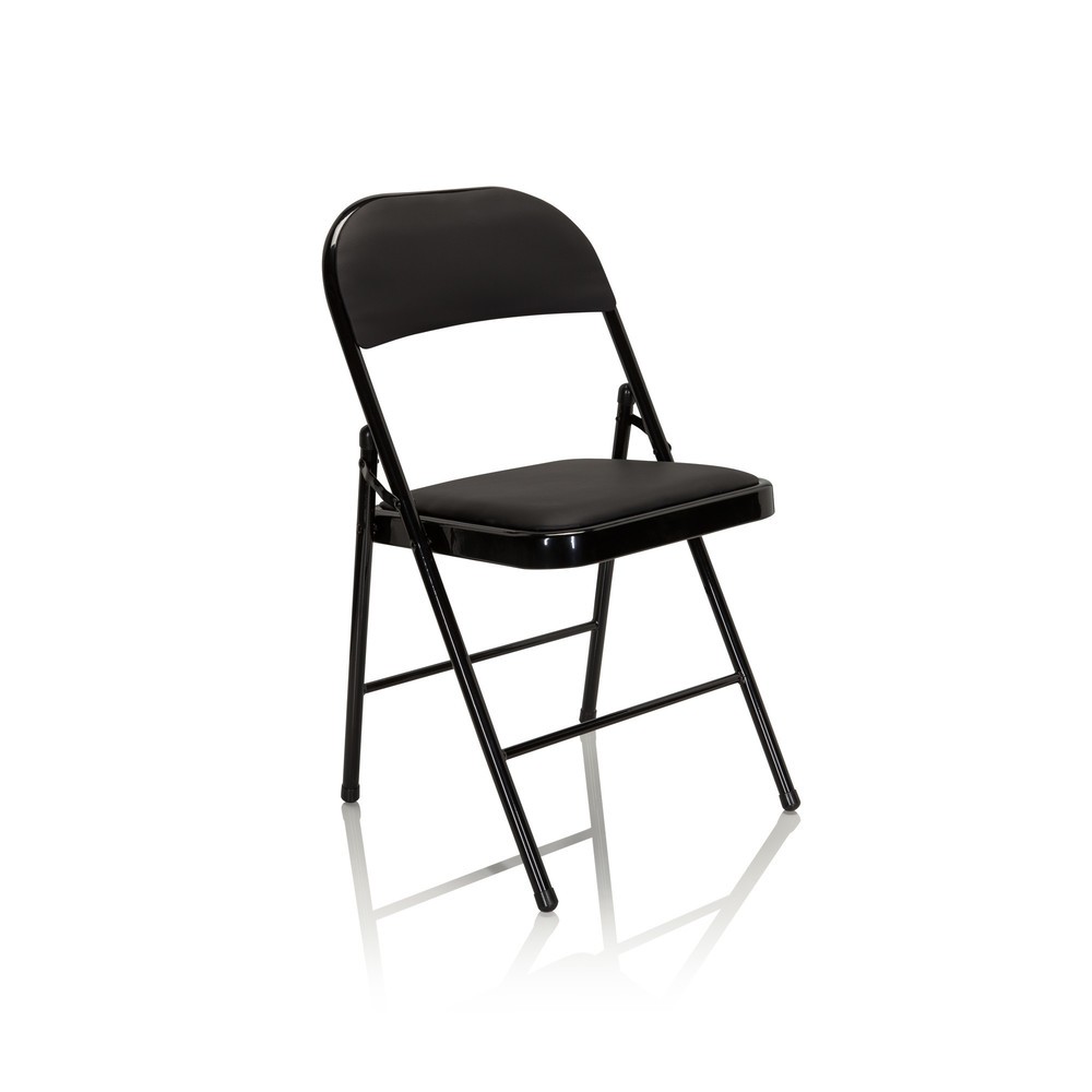Numéro de l'image du produit 9: Chaise de conférence / chaise-visiteur / chaise pliante hjh OFFICE BANDA V PU, noir