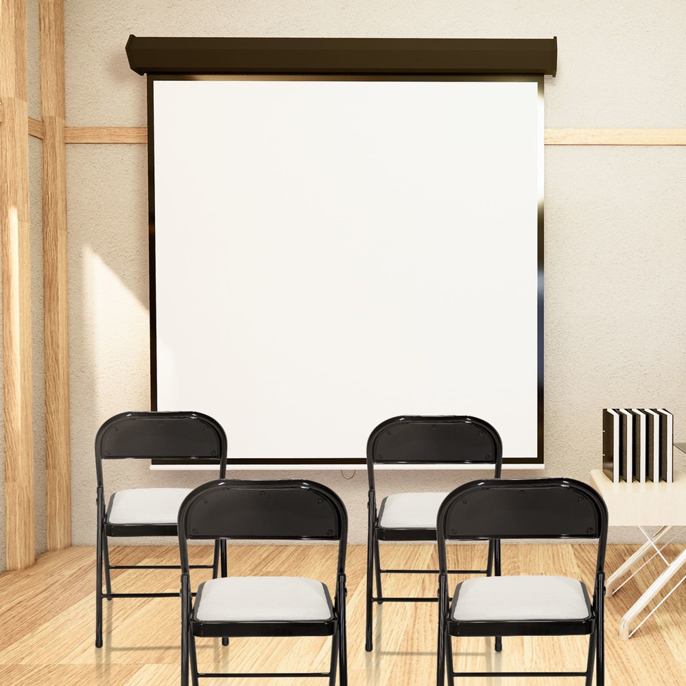 N° de l'image du produit 8 : Chaise de conférence / chaise-visiteur / chaise pliante hjh OFFICE TUDELA PU, blanc