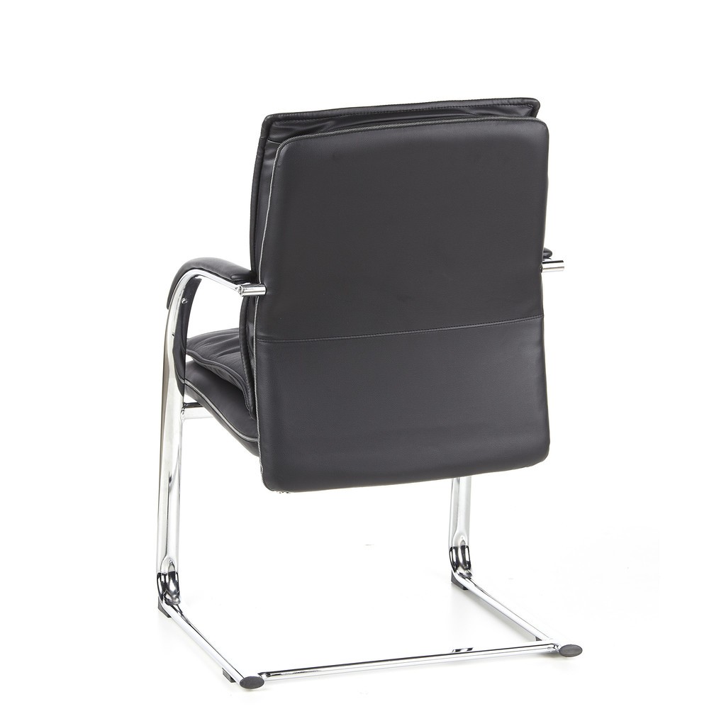 Numéro de l'image du produit 7: Chaise de conférence / fauteuil suspendu hjh OFFICE VILLA V cuir nappa, noir