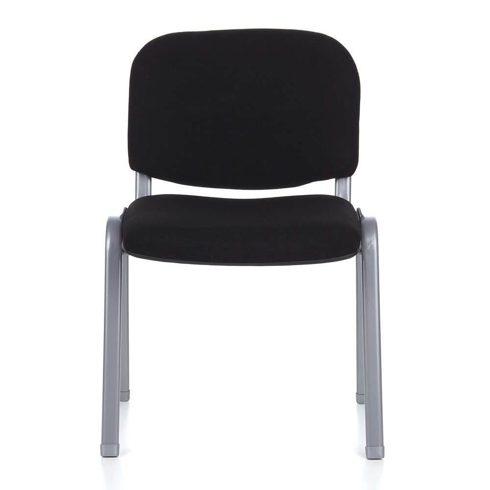Numéro de l'image du produit 1: Chaise-visiteur / chaise de conférence hjh OFFICE XT 600 lot de 4, argenté/noir