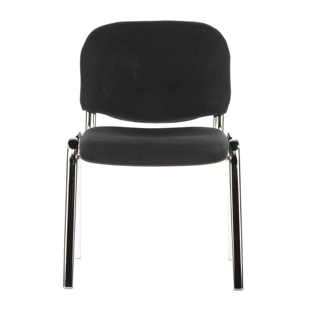 Numéro de l'image du produit 1: Chaise de conférence / chaise-visiteur hjh OFFICE XT 600, chromé/noir