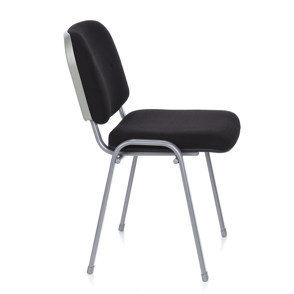 Numéro de l'image du produit 4: Chaise-visiteur / chaise de conférence hjh OFFICE XT 600 lot de 4, argenté/noir