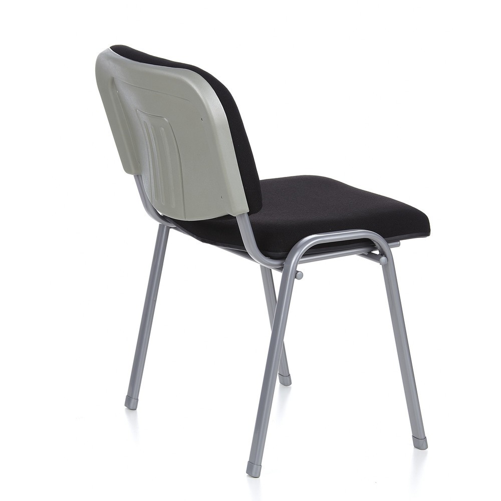 Numéro de l'image du produit 5: Chaise-visiteur / chaise de conférence hjh OFFICE XT 600 lot de 4, argenté/noir