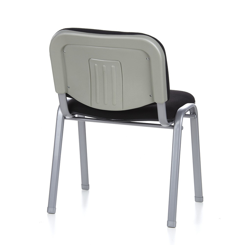 Numéro de l'image du produit 6: Chaise-visiteur / chaise de conférence hjh OFFICE XT 600 lot de 4, argenté/noir