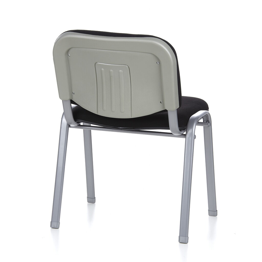 Chaise de réunion / chaise-visiteur hjh OFFICE / XT 600, noir/argenté N° de l'image du produit 6 : Chaise de réunion / chaise-visiteur hjh OFFICE / XT 600, noir/argenté