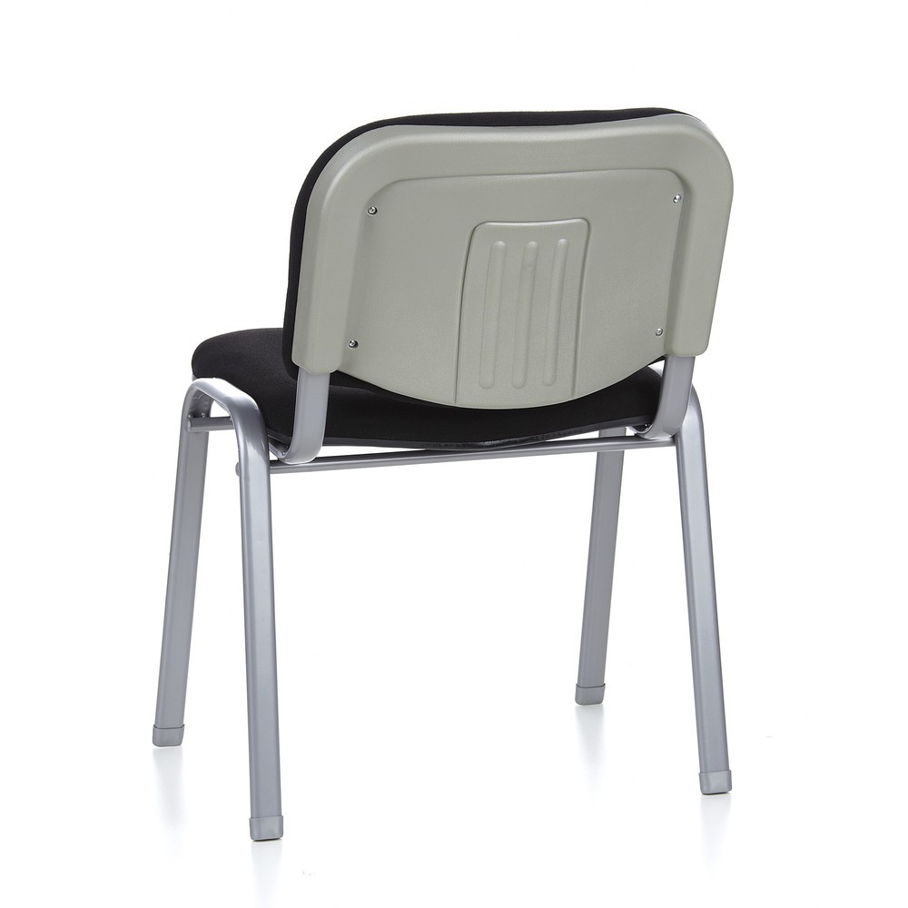 Numéro de l'image du produit 7: Chaise-visiteur / chaise de conférence hjh OFFICE XT 600 lot de 4, argenté/noir