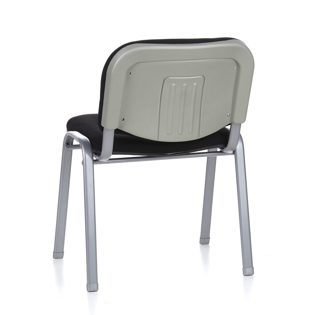 Chaise de réunion / chaise-visiteur hjh OFFICE / XT 600, noir/argenté N° de l'image du produit 7 : Chaise de réunion / chaise-visiteur hjh OFFICE / XT 600, noir/argenté