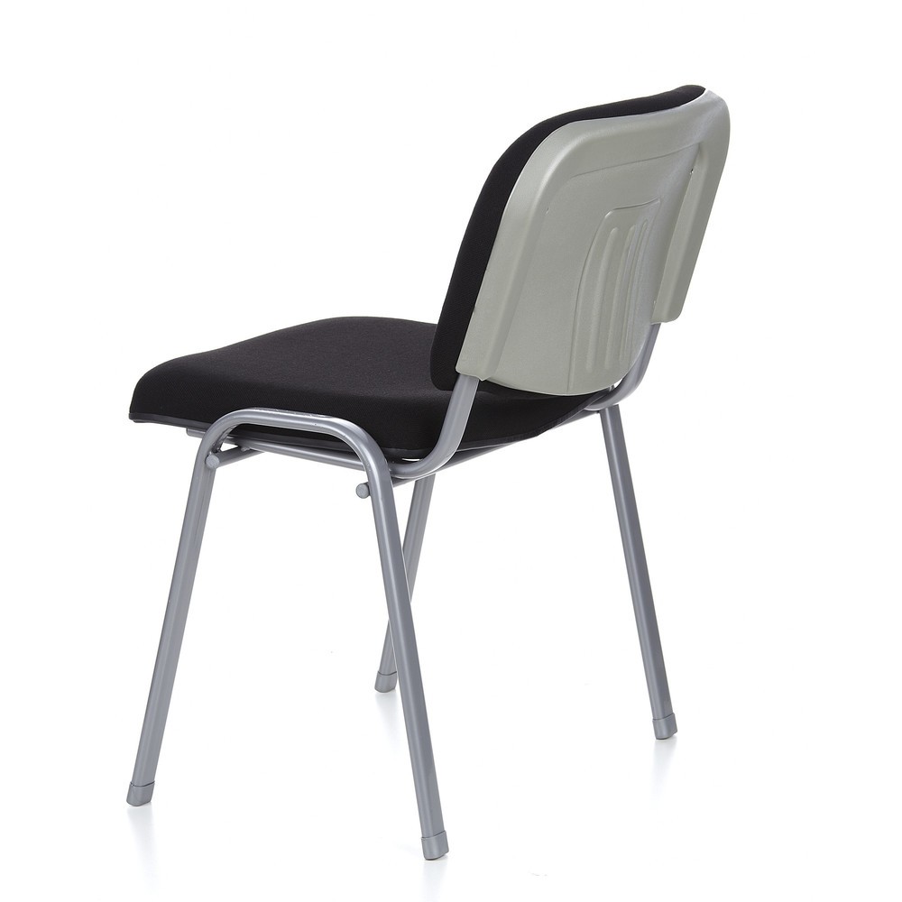 Numéro de l'image du produit 8: Chaise-visiteur / chaise de conférence hjh OFFICE XT 600 lot de 4, argenté/noir