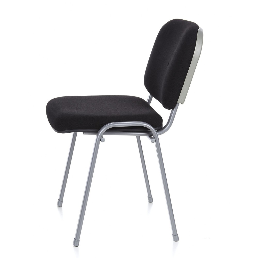 Numéro de l'image du produit 9: Chaise-visiteur / chaise de conférence hjh OFFICE XT 600 lot de 4, argenté/noir