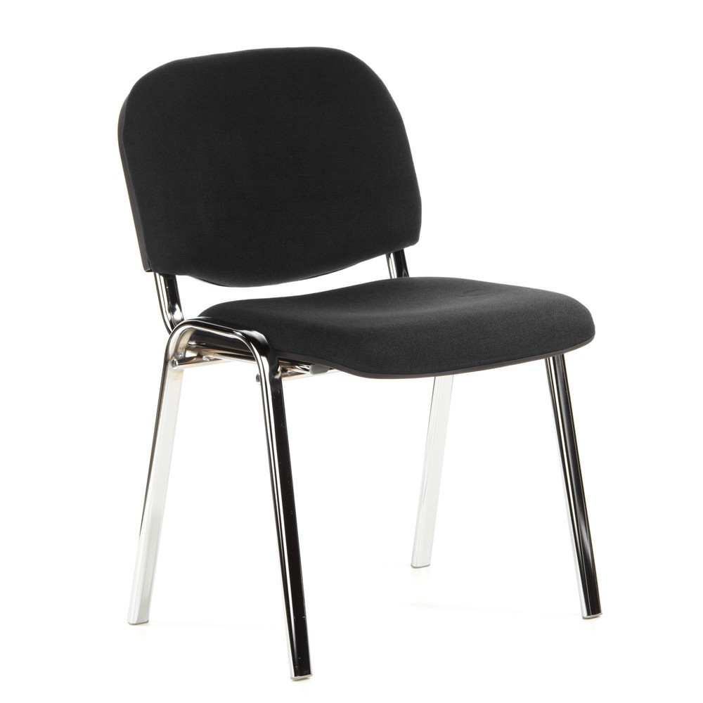 Numéro de l'image du produit 3: Chaise de conférence / chaise-visiteur hjh OFFICE XT 600, chromé/noir
