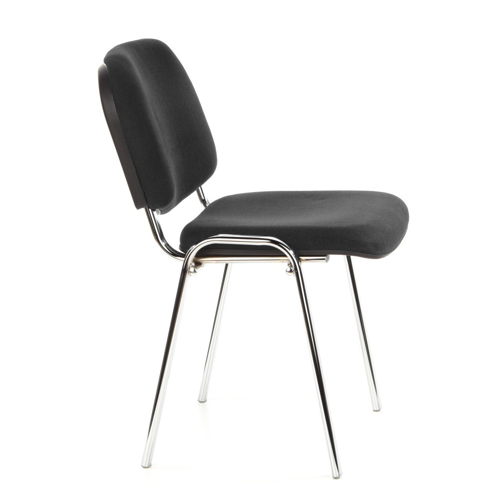 Numéro de l'image du produit 4: Chaise de conférence / chaise-visiteur hjh OFFICE XT 600, chromé/noir