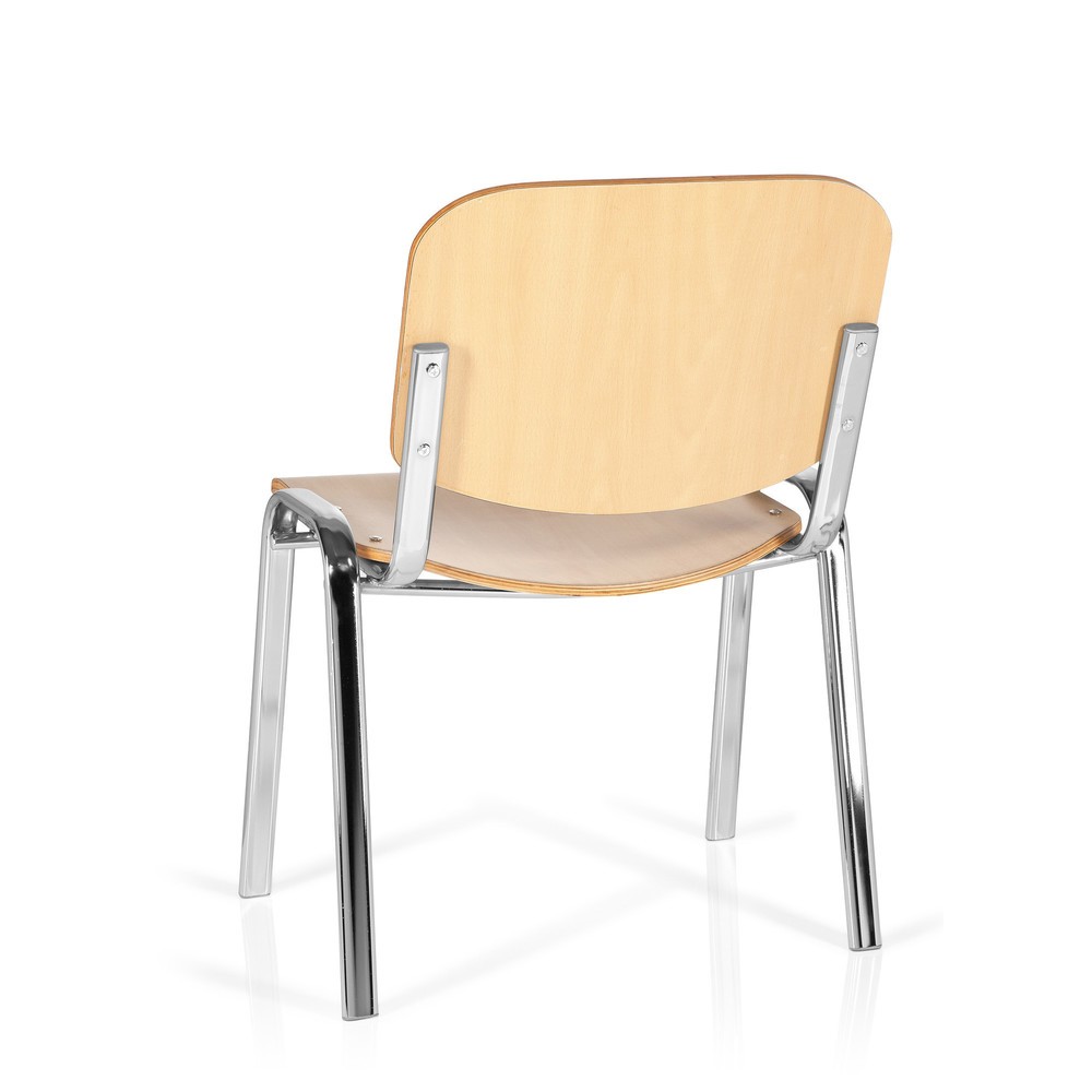 Numéro de l'image du produit 7: Chaise de conférence / chaise-visiteur hjh OFFICE XT 600, chromé/hêtre