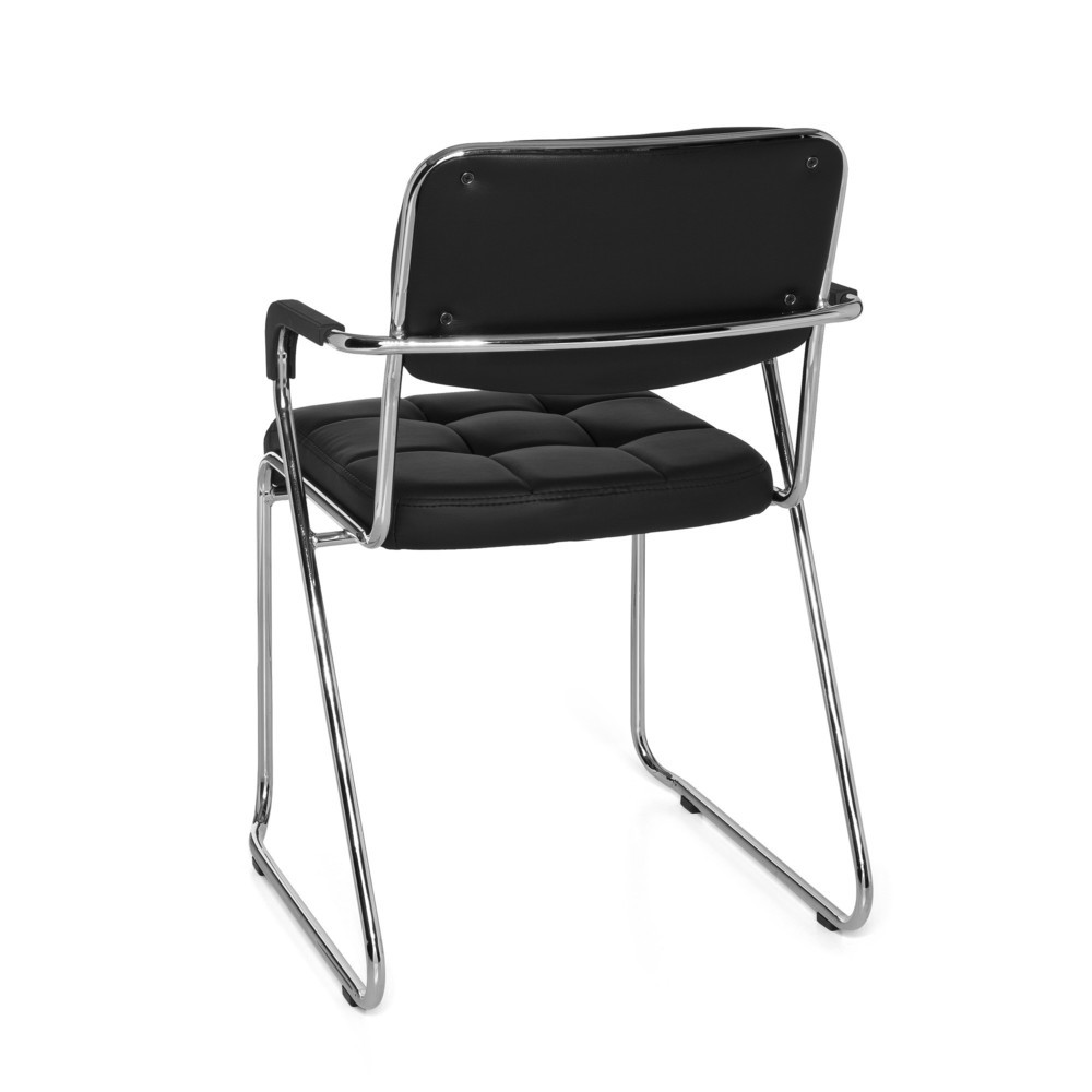 Numéro de l'image du produit 7: Chaise de conférence / chaise à patins hjh OFFICE/ ZANTA PU, noir