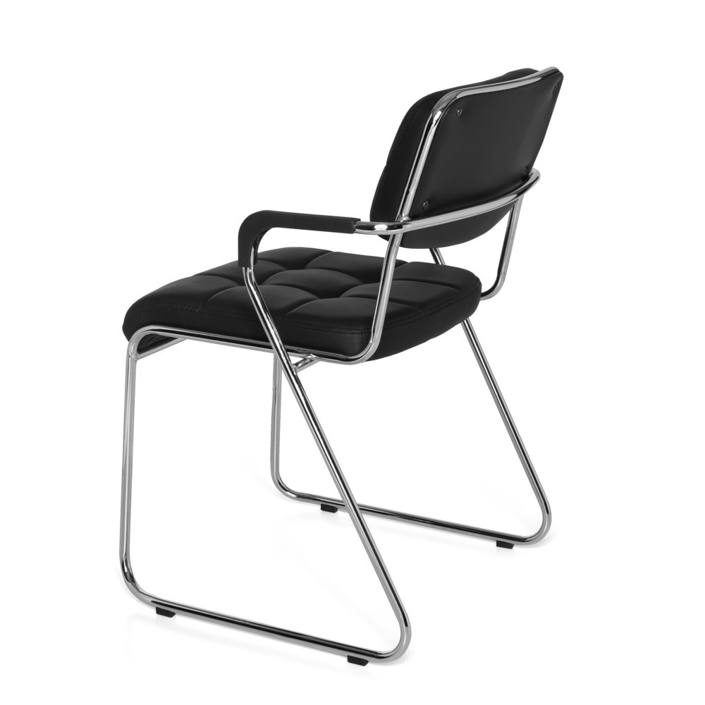 Numéro de l'image du produit 8: Chaise de conférence / chaise à patins hjh OFFICE/ ZANTA PU, noir