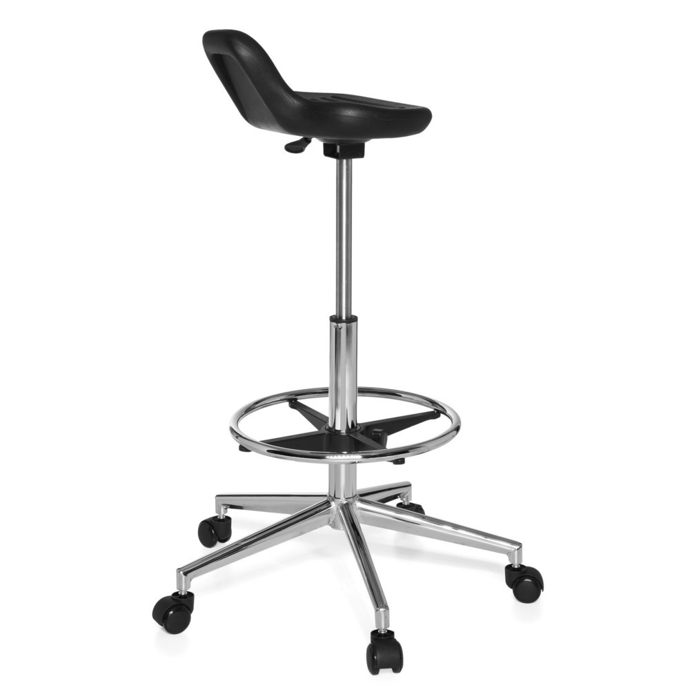 N° de l'image du produit 4 : Siège de travail / siège de bureau hjh OFFICE TOP WORK 3 similicuir, noir
