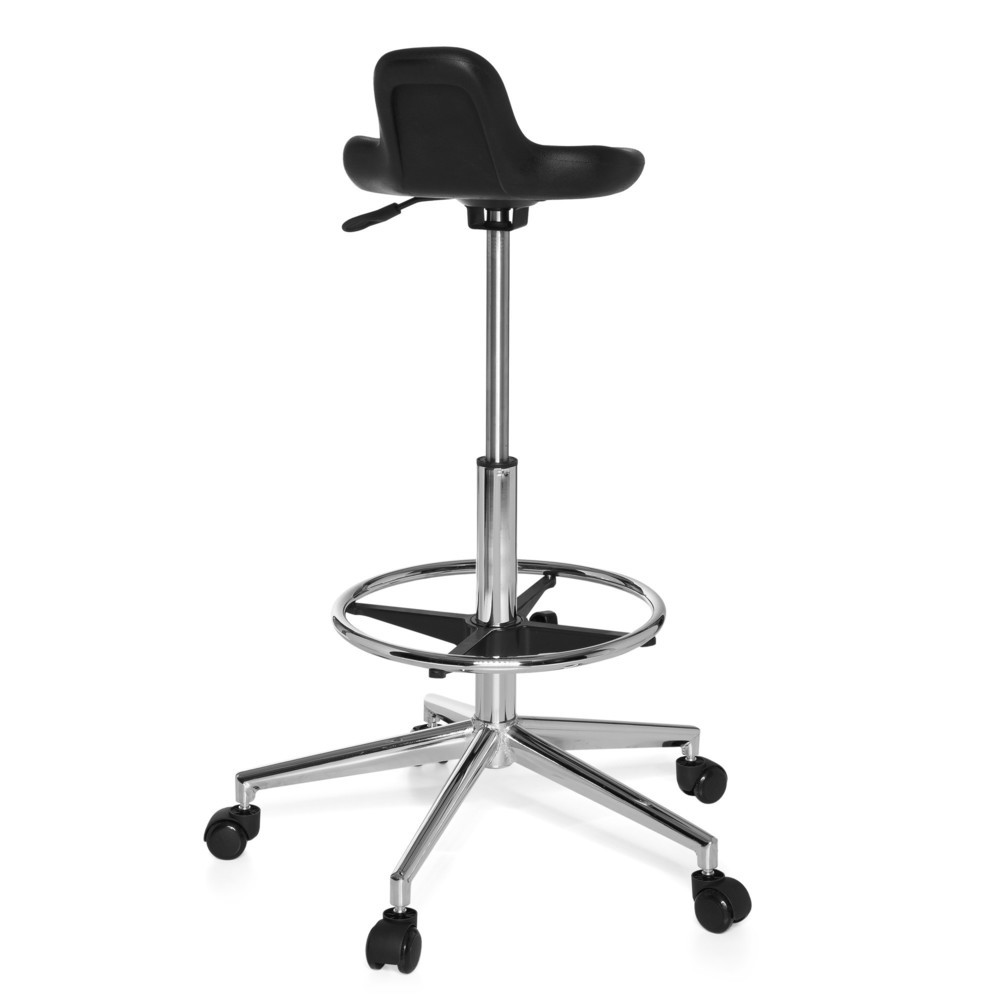 N° de l'image du produit 5 : Siège de travail / siège de bureau hjh OFFICE TOP WORK 3 similicuir, noir